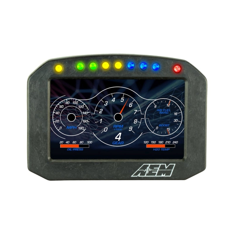 AEM CD-5L Carbon Logging Flush Digital Dash Display