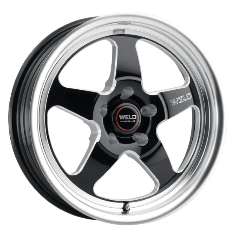 Weld 17x10 Ventura Drag 5x114.3 ET25 BS 6.48 Gloss BLK MIL DIA 78.1