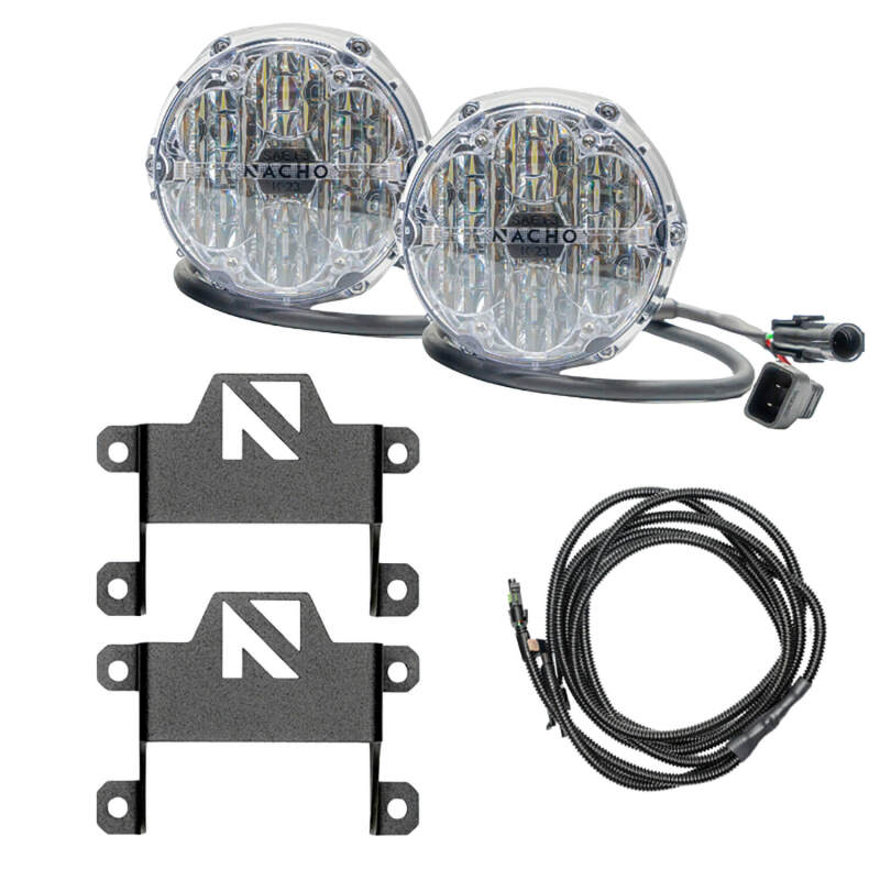 ARB Nacho SAE Only Plug N Play Fog Light Kit - White