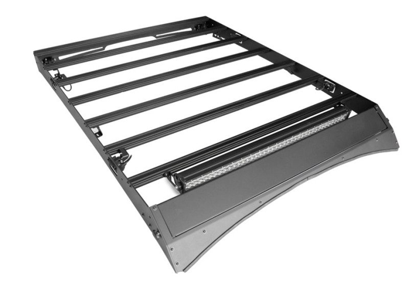 Cali Raised 14-21 Toyota Tundra Crew Max Premium Roof Rack - No Front Light Bar/No Switch/Light Kit