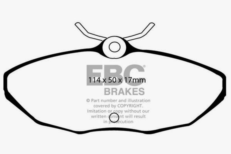 EBC 01-05 Ford Thunderbird 3.9 Greenstuff Rear Brake Pads