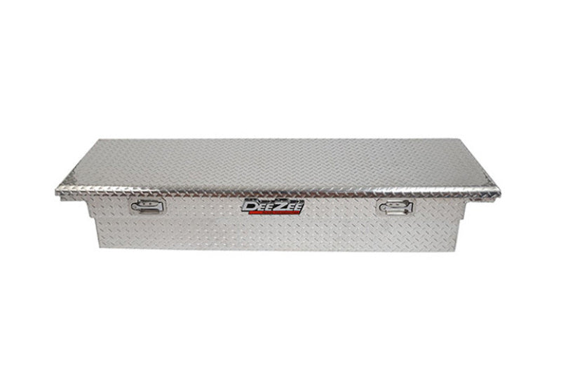 Deezee Universal Tool Box - Red Crossover - Single Lid BT Alum (Low)