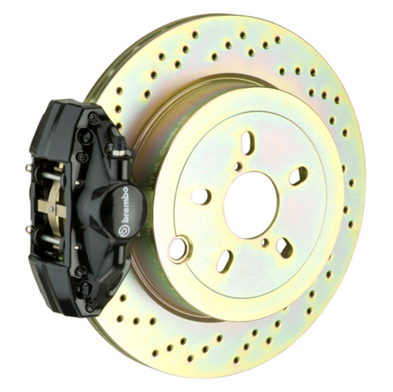 Brembo 12-16 FR-S Exc Model w/ Elec Park Brake Rr GT BBK 2 Pis Cast 2pc 316 x20 1pc Rtr Drill-Black