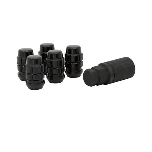 X2 LOCK ACORN 14-1.50 BLK 5-PK BAG