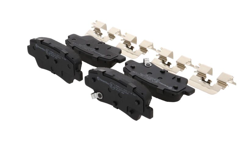 Brembo OE 2017 Hyundai Elantra/18-22 Ioniq/18-19 Sonata/16-17 Veloster Low-Met Brake Pad - Rear