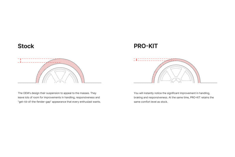 Eibach 22-24 Lexus IS500 F-Sport Pro-Kit Front & Rear Springs