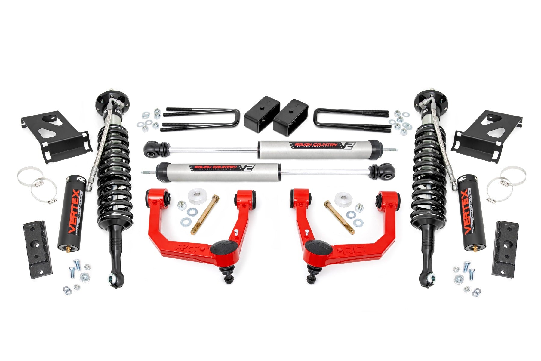 3.5 Inch Lift Kit | Red UCA | Vertex/V2 | Toyota Tacoma 2WD/4WD (2005-2023)