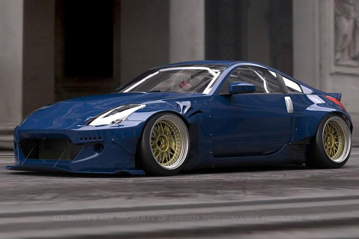 GReddy 03-08 Nissan 350z Rocket Bunny Duck-Tail Rear Wing Ver. 2