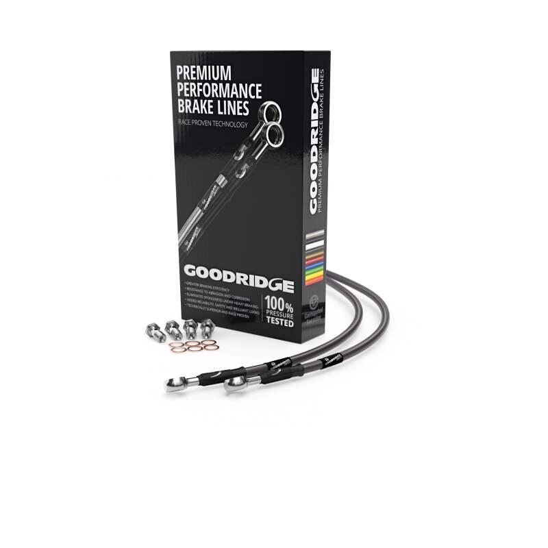 Goodridge 03-06 Triumph Speed Four Carbon Front SS Brake Lines