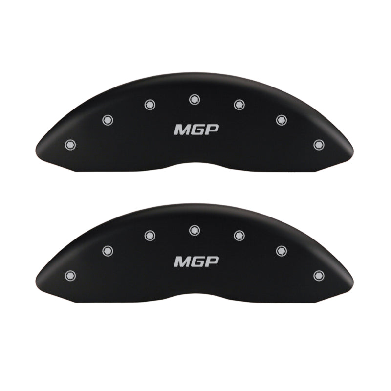 MGP 4 Caliper Covers Engraved Front & Rear Volt Red finish silver ch