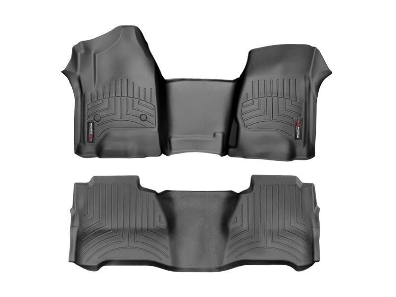 WeatherTech 15-17 Kia Soul EV Front and Rear FloorLiner - Black