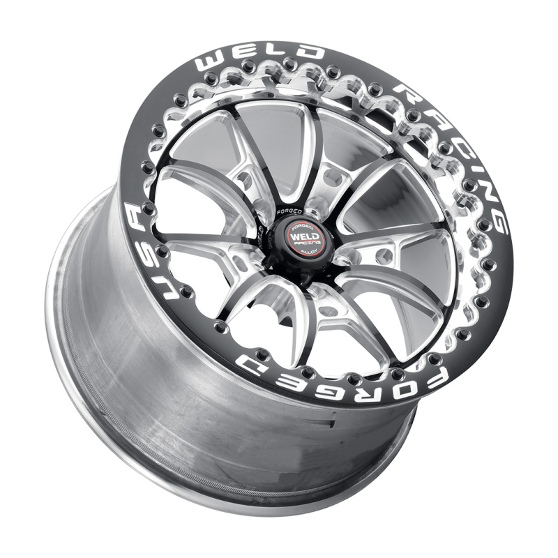 Weld RT-S S80 17x11 / 5x115mm BP / 5.8in BS Medium Pad Black Wheel - Single Beadlock MT