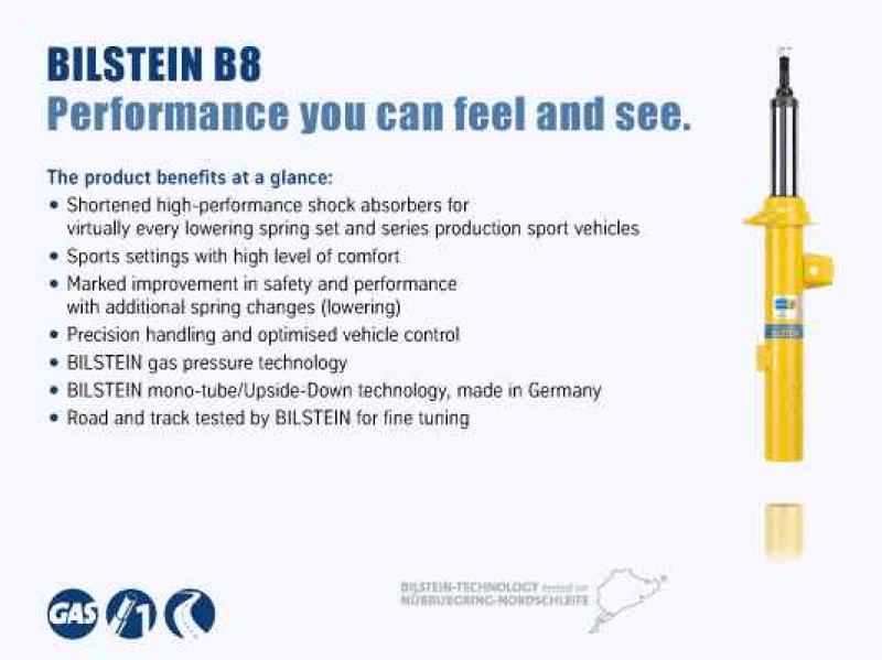 Bilstein B6 (SP) 85-93 VW Golf  / 85-92 Jetta Rear 36mm Monotube Shock Absorber *SPECIAL ORDER*