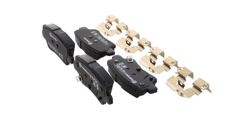Brembo OE 21-22 Hyundai Accent/19-24 Nexo/2016 Sonata/2019 Sonata PRIME Low-Met Brake Pad - Rear