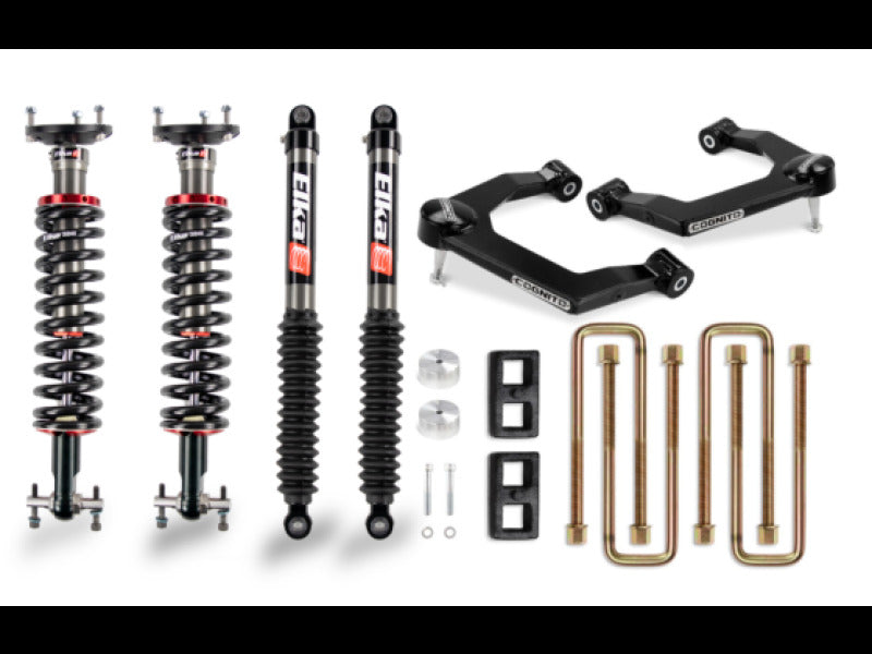 Cognito 19-24 Chevy/GMC Silv/Sierra 1500 2WD/4WD 3in Perf Leveling Lift Kit w/ Elka 2.0 IFP Shocks