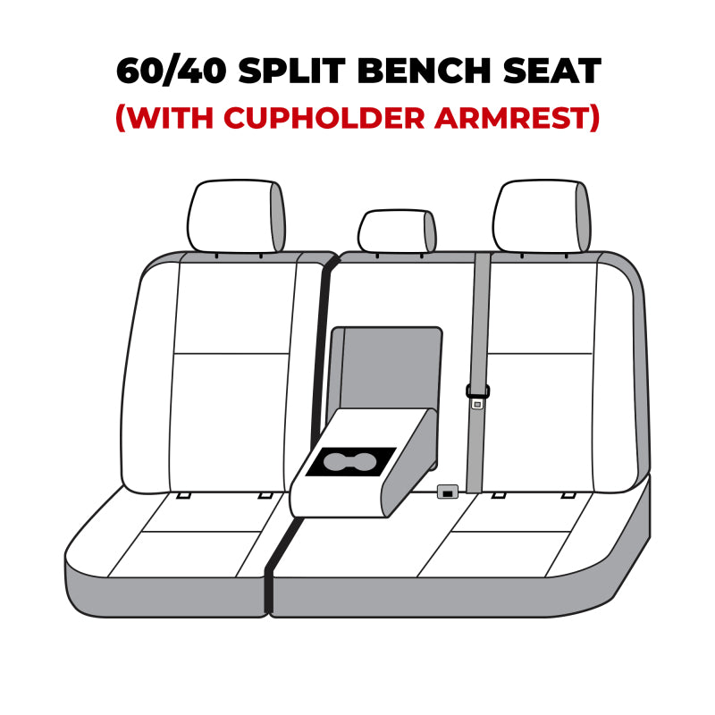 Covercraft 22-23 Toyota Tundra Carhartt SeatSaver Custom Second Row Seat Covers - Gravel