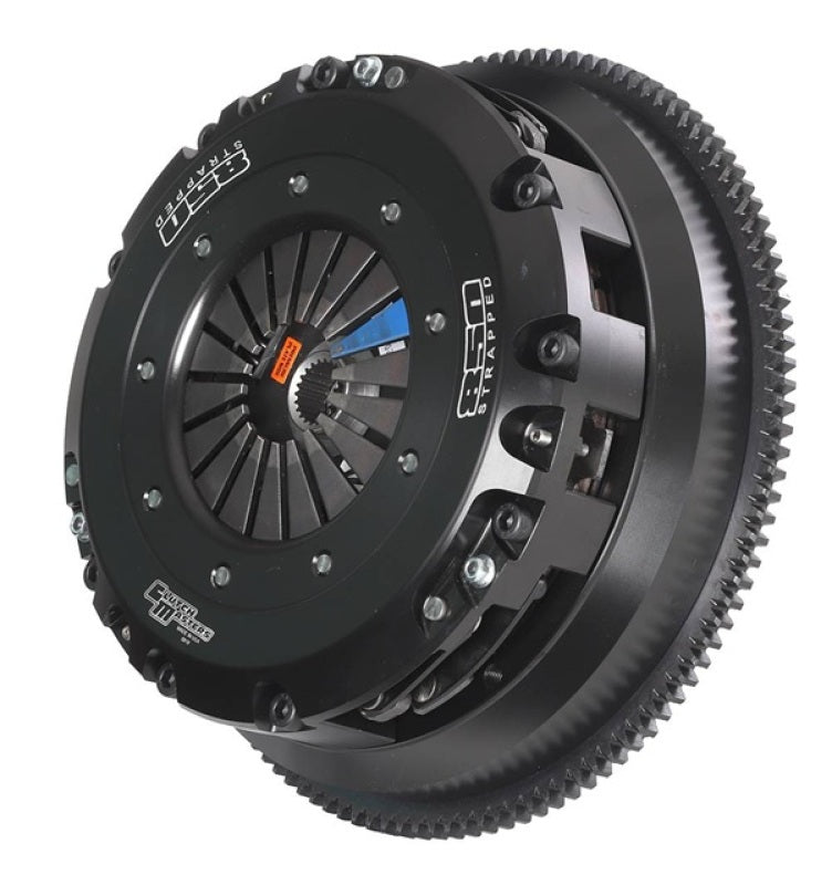 Clutch Masters 10-17 Audi S4 B8 Supercharged FX850 Strapped Twin Disc Clutch Kit w/ Steel Flywheel