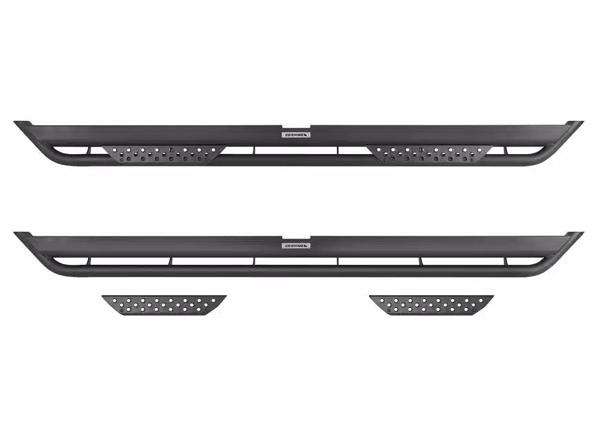 Go Rhino 2024 Toyota Tacoma Double Cab Dominator Xtreme DT SideSteps w/ Brackets - Texture Black