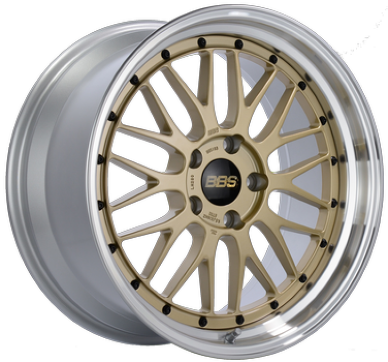 BBS LM 20x10.5 5x112 ET15 Gold Wheel 80mm PFS/Clip Required-BBS-797 Offroad