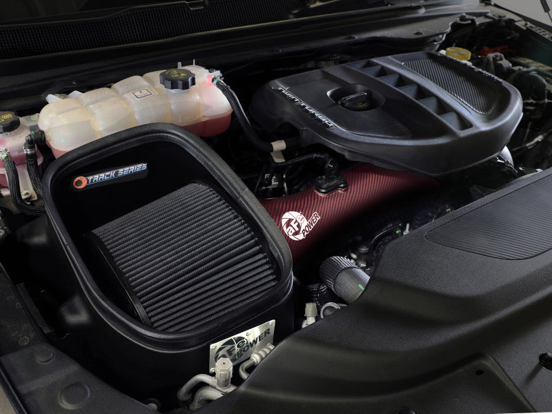 aFe 2025+ Dodge Ram 1500 RHO Track Series Red Kevlar Cold Air Intake System w/ Blk Pro 5R Filter