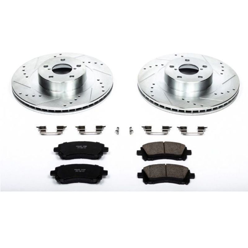 Power Stop 02-03 Subaru Impreza Front Z23 Evolution Sport Brake Kit