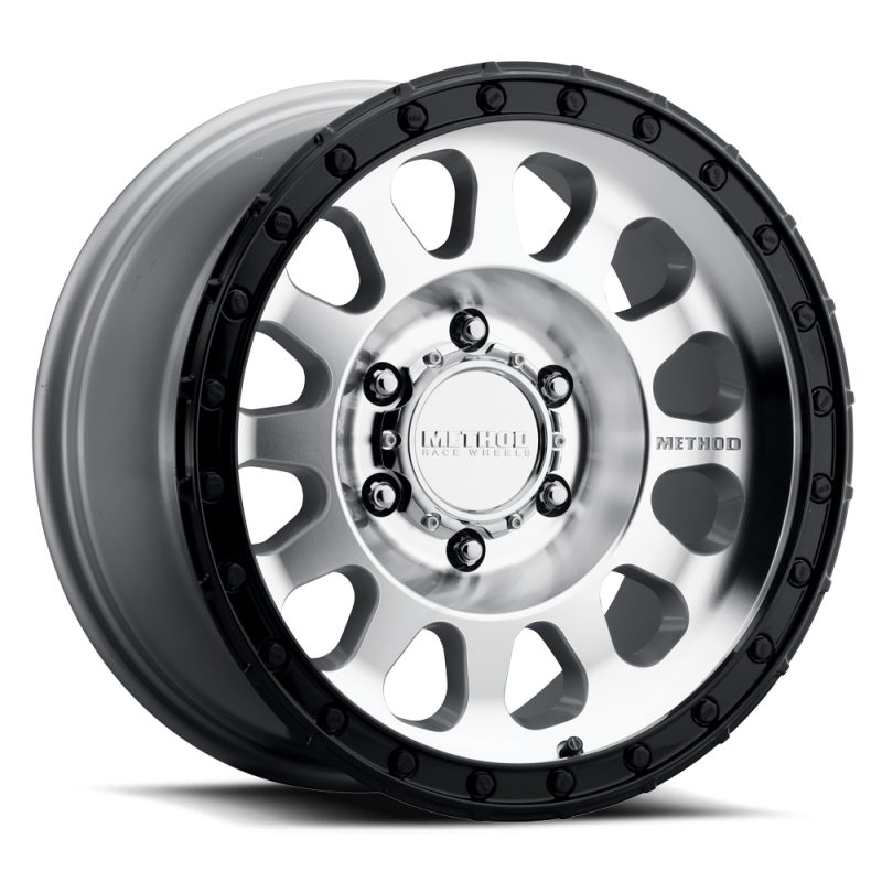 Method MR315 18x9 +18mm Offset 6x135 87mm CB Machined Wheel - Gloss Black Lip