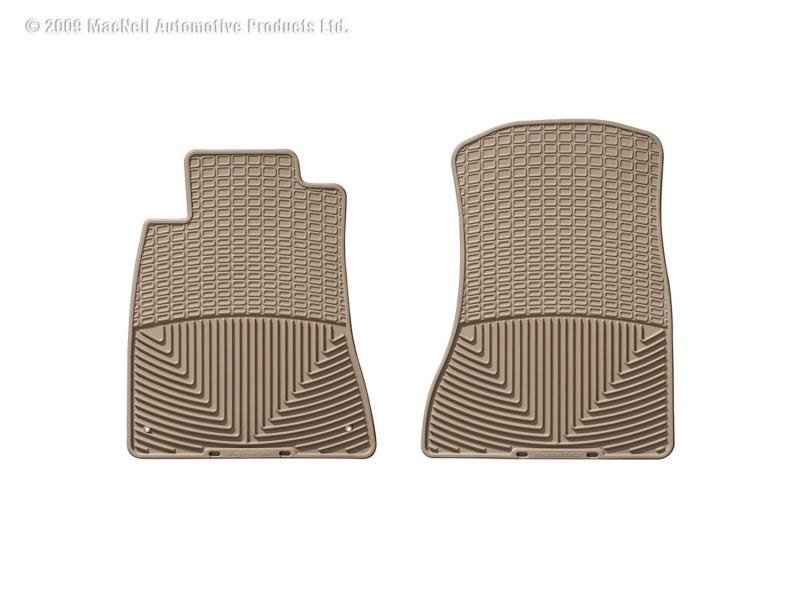 WeatherTech 02+ Lexus SC 430 Front Rubber Mats - Tan