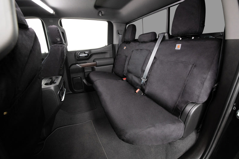 Covercraft 21-24 Jeep Wrangler Carhartt Super Dux SeatSaver Custom Second Row Seat Covers - Black