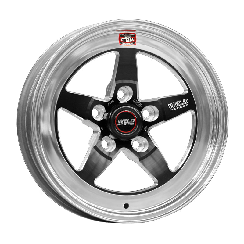 Weld S71 15x6 / 5x4.5 BP / 3.5in. BS Black Wheel (Medium Pad) - Non-Beadlock