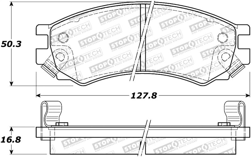 StopTech Street Brake Pads - Front