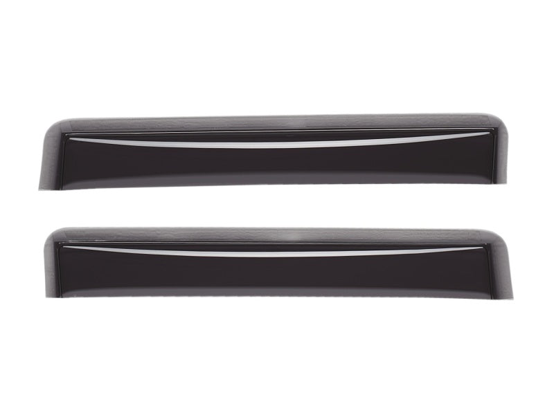 WeatherTech 07+ GMC Acadia Rear Side Window Deflectors - Dark Smoke