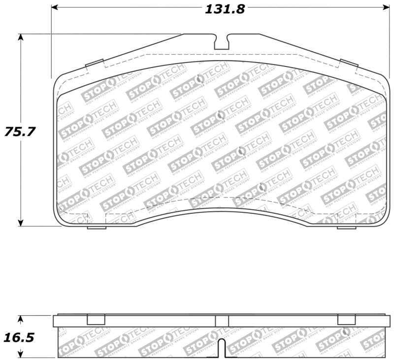 StopTech Performance 92-98 Porsche 911 Front Brake Pads