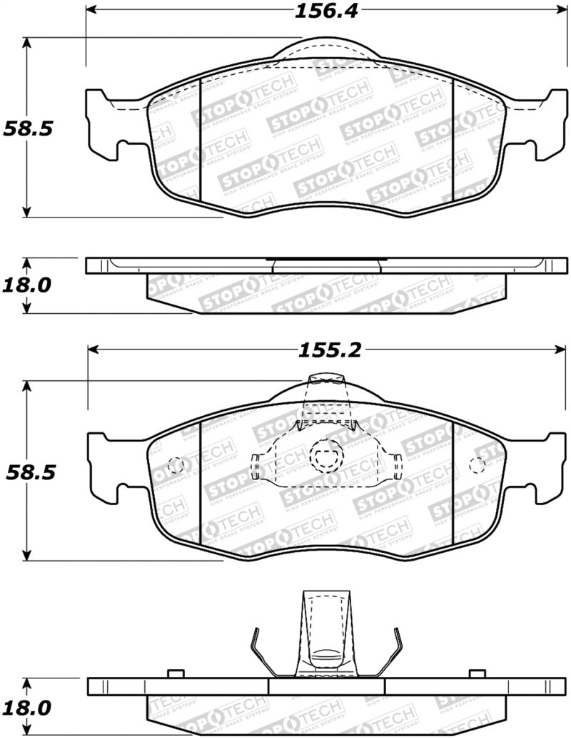 StopTech Street Brake Pads