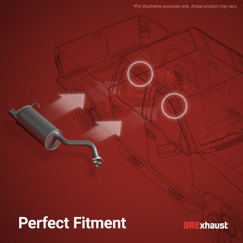 BRExhaust 07-12 Lexus ES350 / 07-11 Toyota Camry Muffler Kit