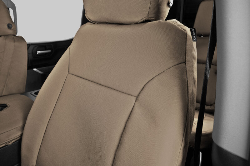 Covercraft 21-24 Ford F150 Endura PrecisionFit Custom Front Row Seat Covers - Tan/Tan