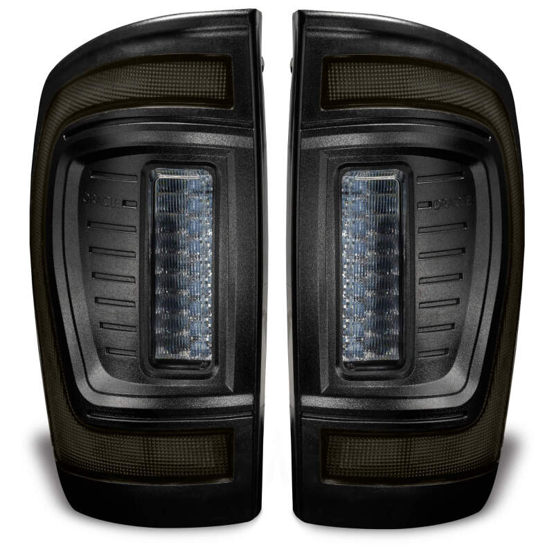 Oracle Lighting 16-23 Gen 3 Toyota Tacoma Black Series Flush Style LED Tail Lights