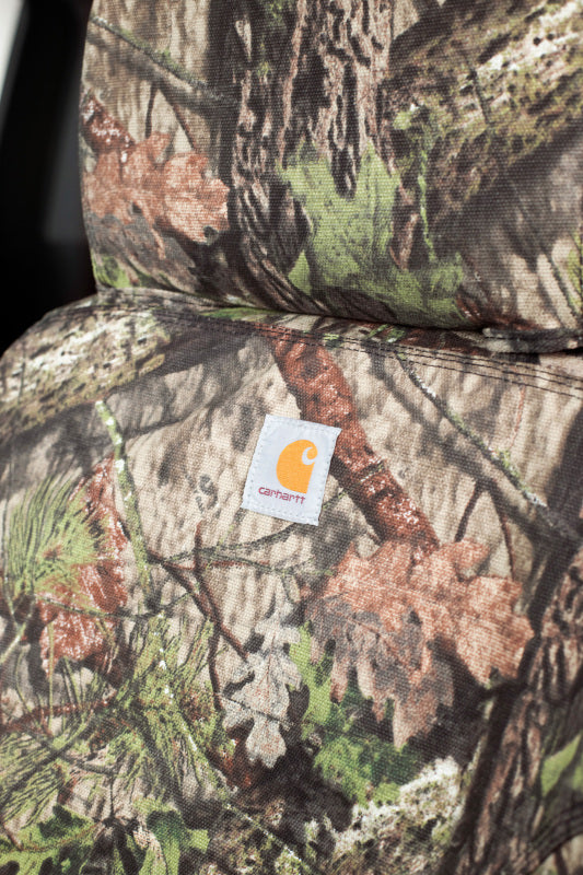 Covercraft 19-23 Dodge RAM 1500 Carhartt Camo SeatSaver Custom Second Row Seat Covers - Mossy Oak