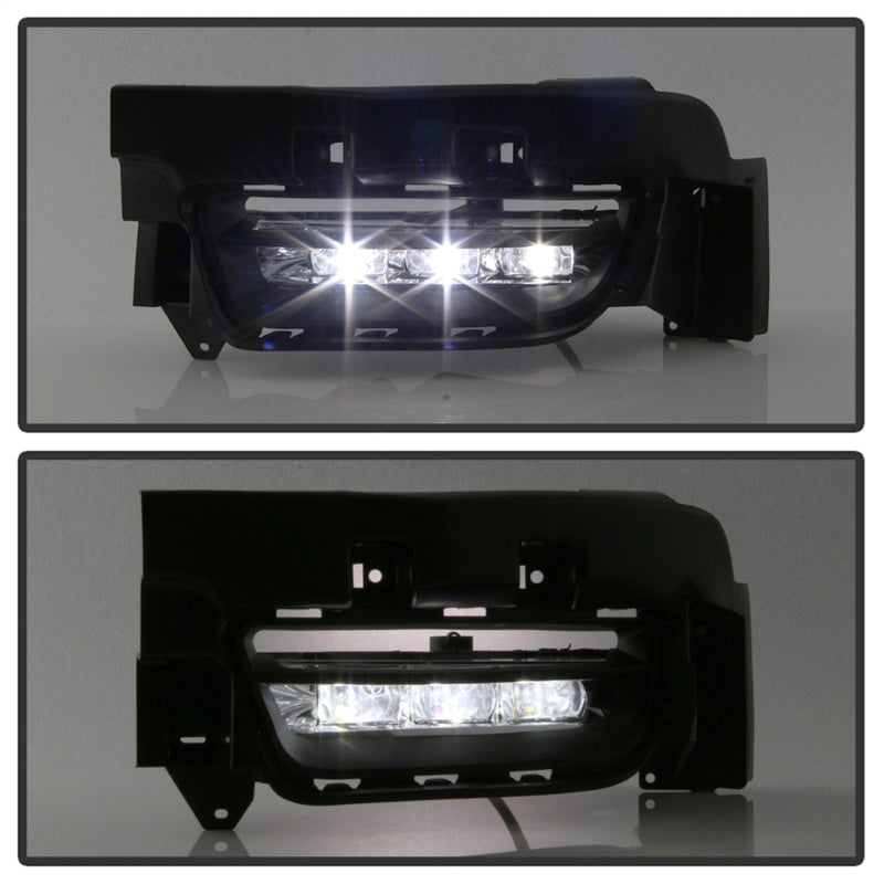 Spyder Dodge Charger 2015-2016 OEM LED Fog Lights W/Universal Switch- Clear FL-DCH2015-LED-C