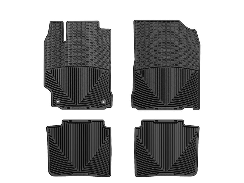 WT Rubber Mats - Front - Blk