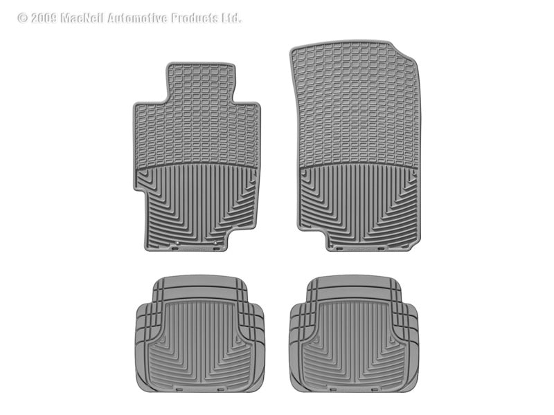 WT Rubber Mats - Rear - Grey