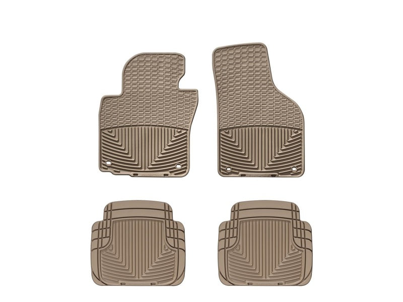 WT Rubber Mats - Rear - Tan