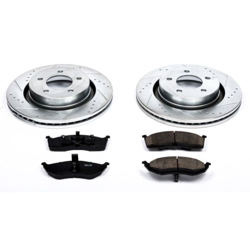 Power Stop 99-02 Chrysler 300M Front Z23 Evolution Sport Brake Kit