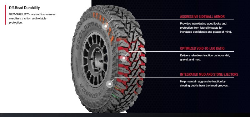 Yokohama Geolandar M/T G003 Tire - 32X9.50R15 101Q