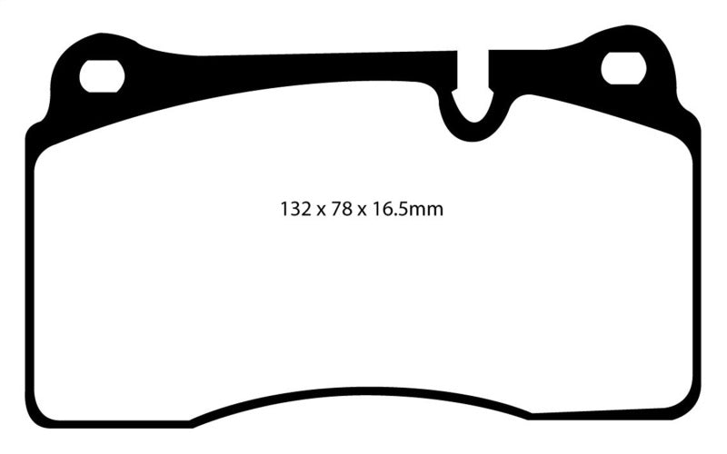 EBC 05-09 Land Rover Range Rover 4.2 Supercharged Yellowstuff Front Brake Pads