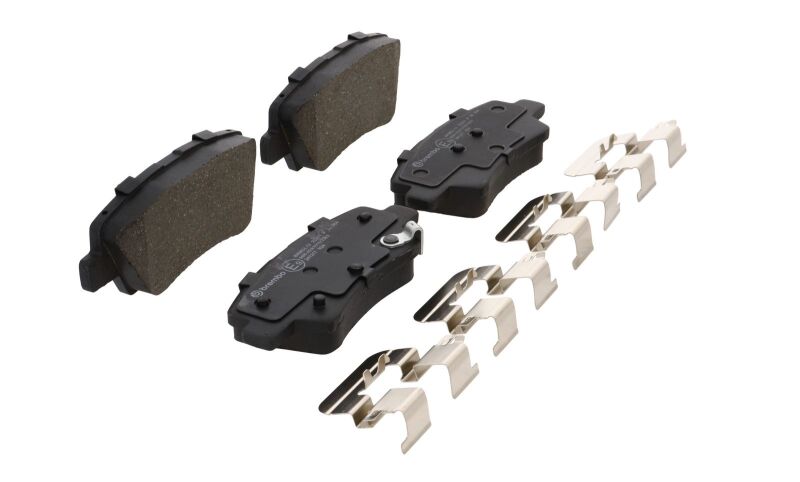 Brembo OE 2017 Hyundai Elantra/18-22 Ioniq/18-19 Sonata/16-17 Veloster Low-Met Brake Pad - Rear