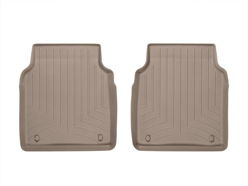 WeatherTech 11+ Audi A8 Rear FloorLiner - Tan