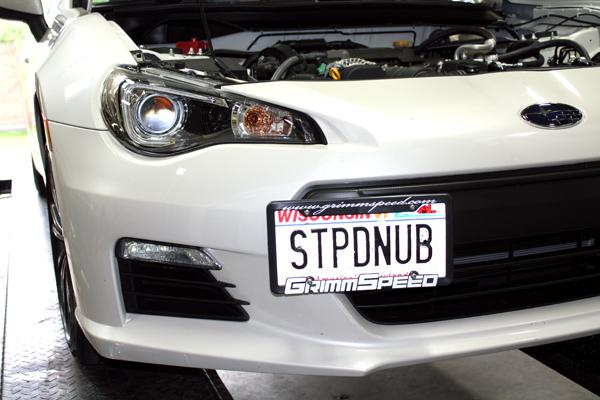 GrimmSpeed 10+ Subaru Legacy/Outback / 13+ Subaru BRZ/13+ Scion FR-S License Plate Relocation Kit