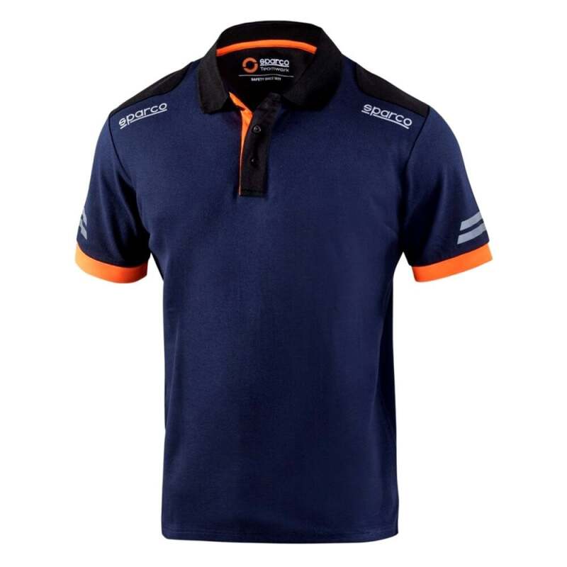 Sparco Polo TW XXL - Navy/Orange