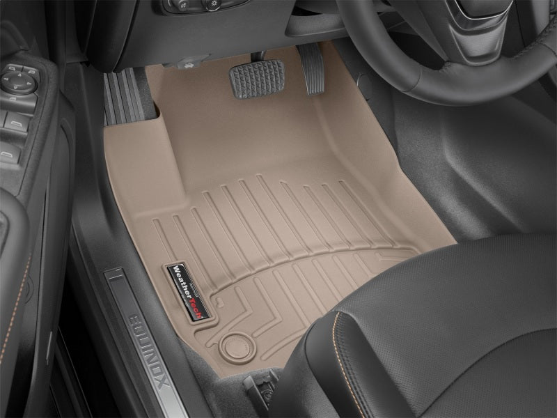 WeatherTech 2018+ Kia Stinger Front FloorLiner - Tan