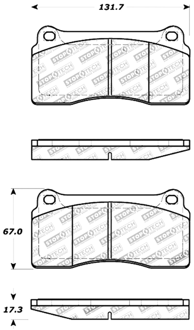 StopTech Performance 88-92 Ferrari F40 / 94-97 F50 Front & Rear Brake Pads